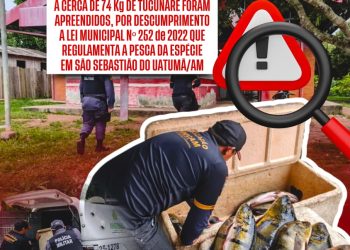 Fiscalização ambiental apreende tucunaré ilegal e reforça  proteção da pesca esportiva em São Sebastião do Uatumã